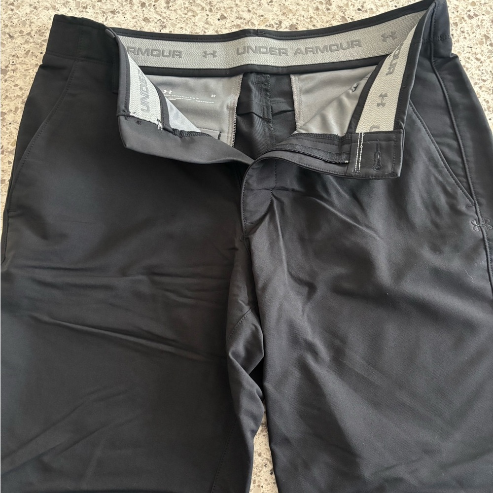 Under Armour Gray and Black HeatGear Shorts